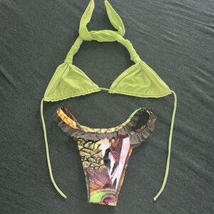 JUNGLE Brazilian bikini (XS) 🇧🇷